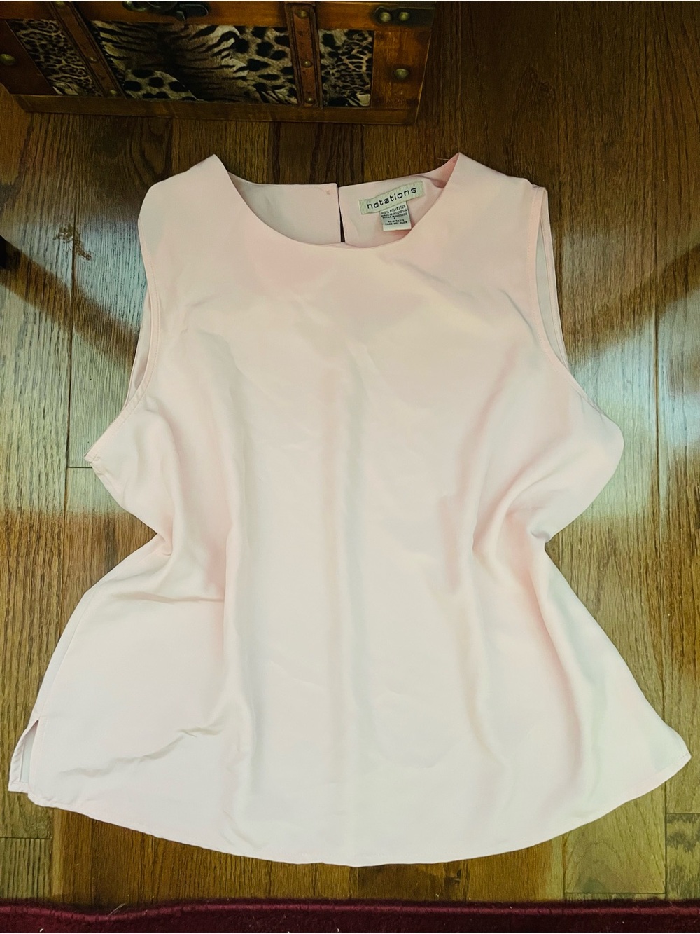 Notations Pale Pink Sleeveless Camisole
